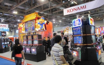 Konami’s quarterly gaming revenue up by 12 pct