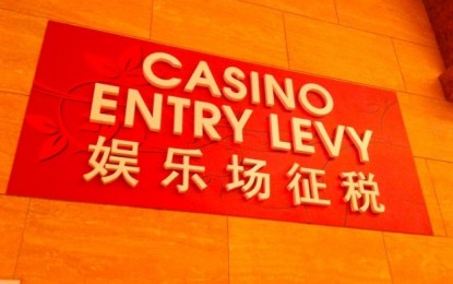 Singapore FY2022-23 casino-levy take above pre-Covid