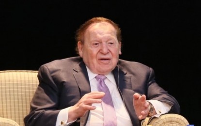 Adelson more than doubles 2017 pay on LVS EBITDA hike