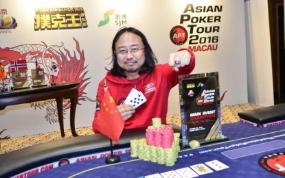 China’s Guo Dong wins Macau APT leg main event