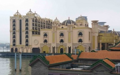 Waterfront Macau casino still closed after Typhoon Hato