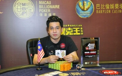 Malaysia’s Choong is APT Macau Main Event champ