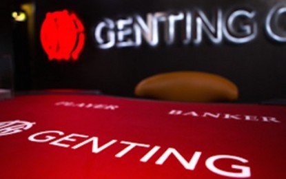 Casino op Genting Malaysia 1Q revenue up 176pct