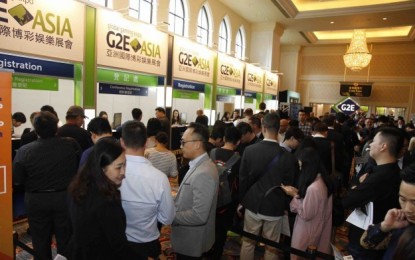 G2E Asia 2018 organisers say 90 pct floor space sold