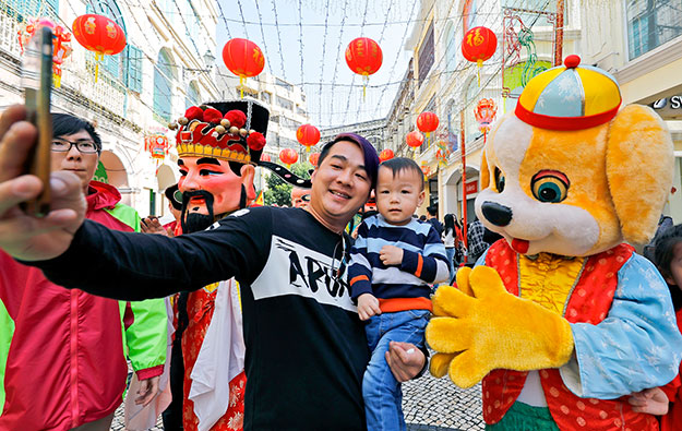 Macau visitor numbers up 6.5pct during CNY holidays