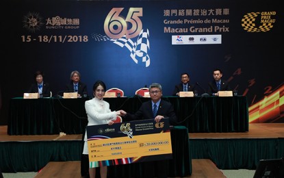 Junket investor Suncity again title sponsor of Macau GP