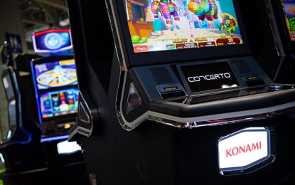 Konami annual profit up as slot division biz grows