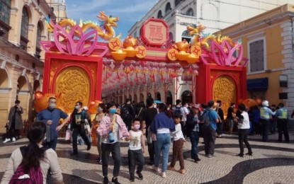 Macau’s Jan visitor tally down 17pct to 2.85-mln: govt