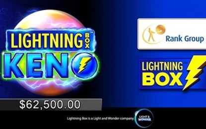 Lightning Box offers keno as its first digital table game