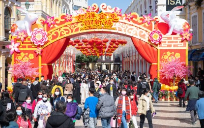 January travel lift, CNY sees Macau GGR up 233pct m-o-m