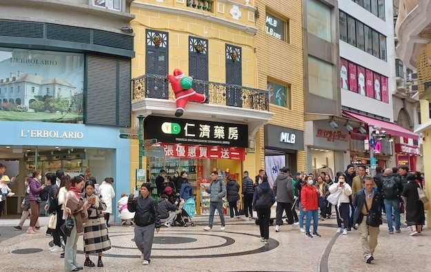 Macau logs 363k visitors during 3-day Christmas break