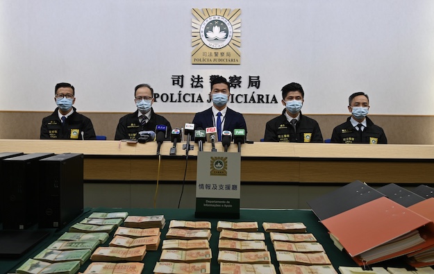 Polisi Makau membangun kasus sendiri di Chau, tidak terikat dengan Wenzhou